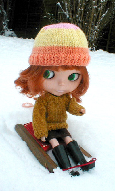 Blythe sledding