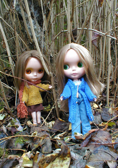 Blythes in the trees